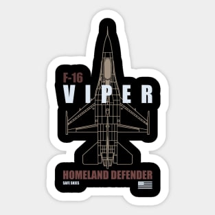 F-16 Viper Sticker